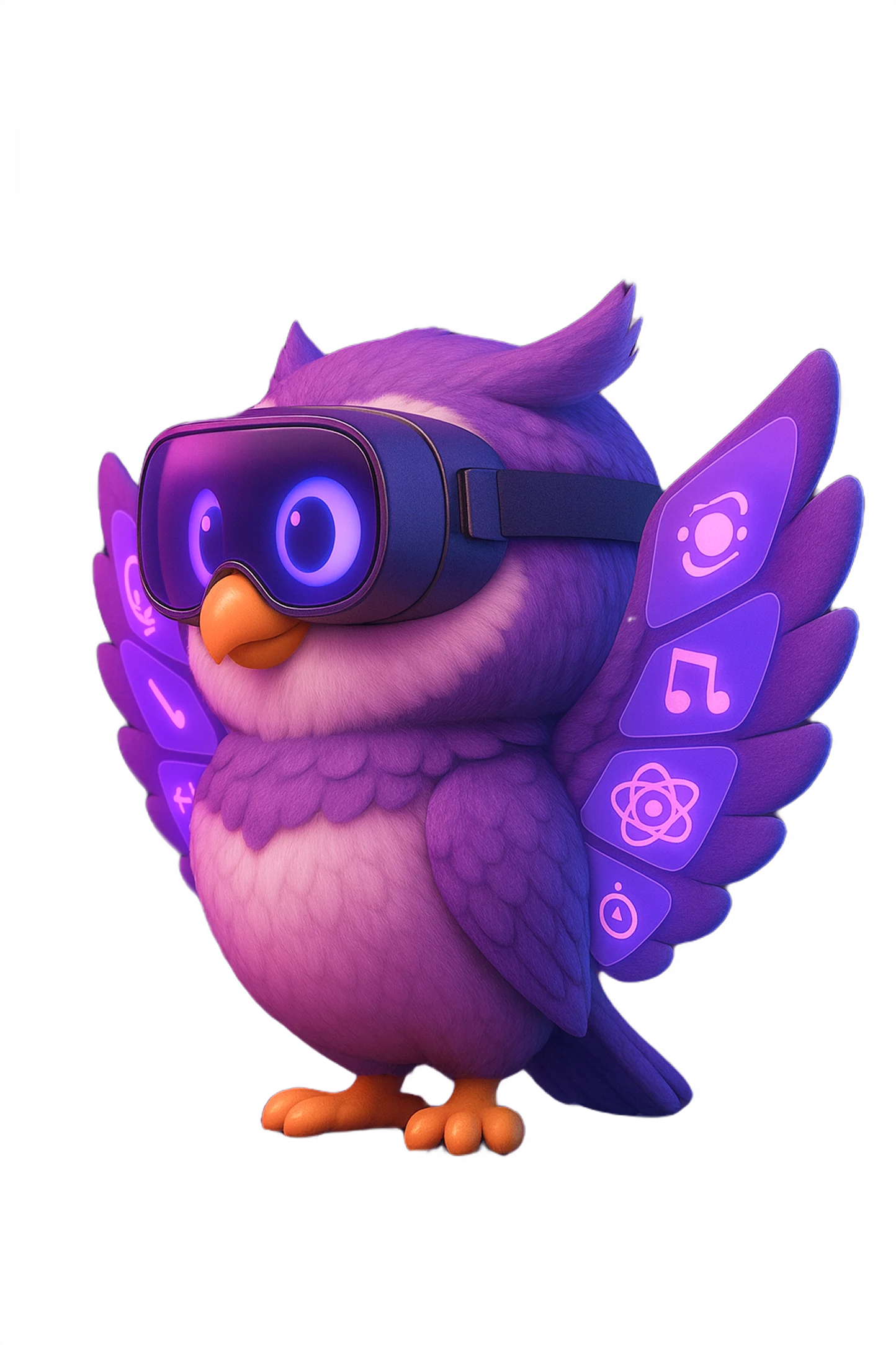 Qatar Education Expo's owl mascot pointing to the list of who should exhibit.