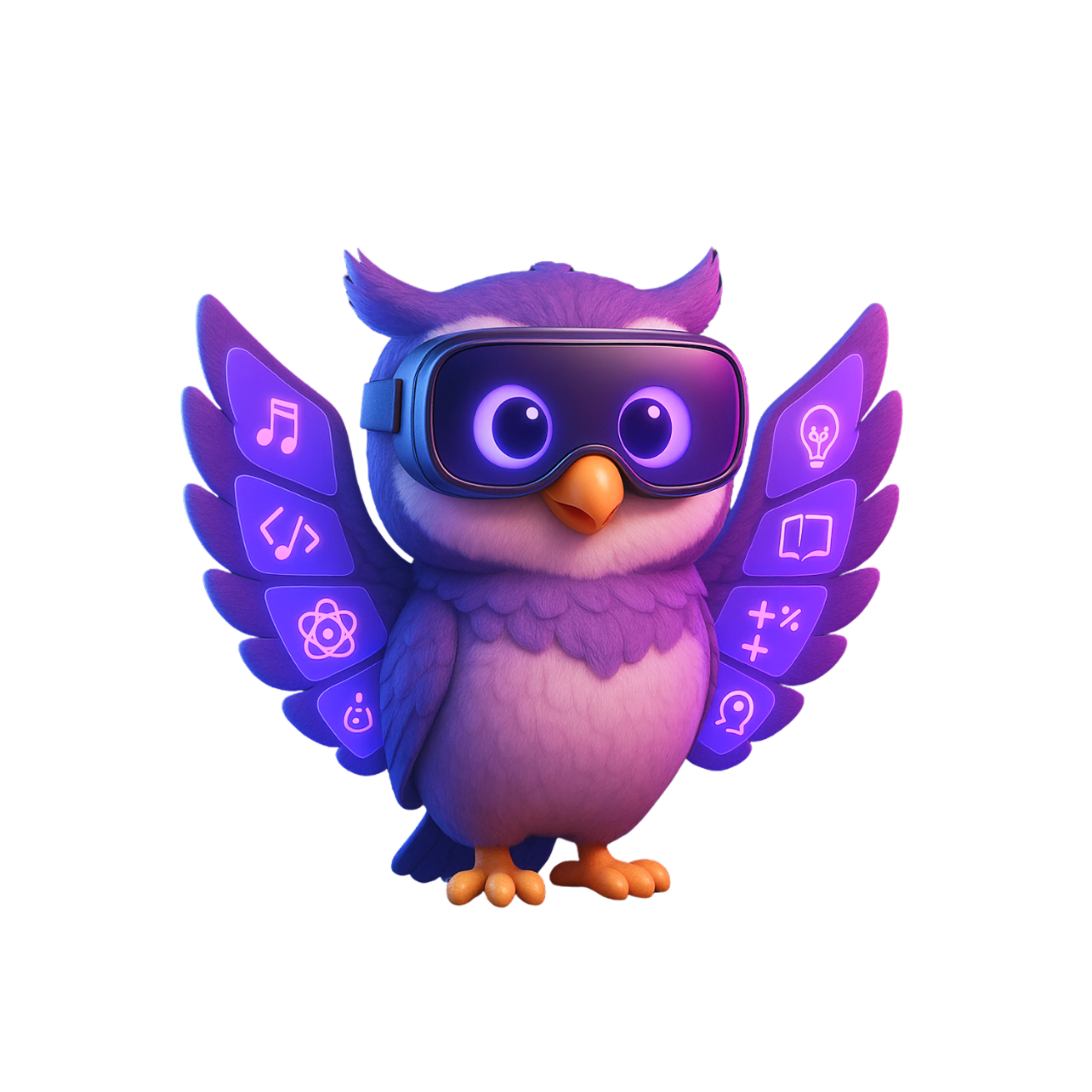 Qatar Education Expo's owl mascot for the leading education expo in the GCC.