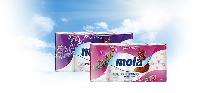 Marka Mola jest doświadczonym producentem wysokiej jakości produktów o przeznaczeniu higienicznym.