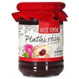 NASZE DOMOWE Płatki róży w cukrze 340 g