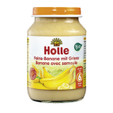 HOLLE Delikatna KASZKA MANNA Z BANANEM powyżej 6 m-ca życia BIO 190 g