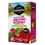 SADY WINCENTA Sok jabłko - wiśnia w kartonie tłoczony 3 l