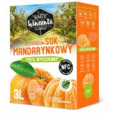 SADY WINCENTA Sok mandarynkowy w kartonie wyciskany 3 l