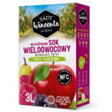 SADY WINCENTA Sok wieloowocowy w kartonie tłoczony 3 l