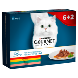 GOURMET Perle Pokarm dla kotów - Fileciki w smakowitym sosie 8 szt. 680 g