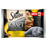 SHEBA CRAFT COLLECTION Pokarm dla Kotów - Smaki Drobiowe w Sosie (4 saszetki) 340 g
