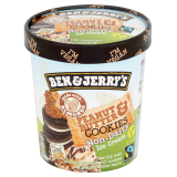 BEN&JERRY'S NonDairy Beznabiałowe, wegańskie lody waniliowe z ciastkami i sosem 500 ml
