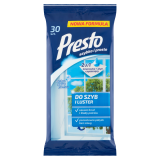 PRESTO Ściereczki czyszczące do szyb i luster 30 szt. 1 szt