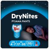 HUGGIES DryNites Jednorazowe majteczki na noc dla chłopców 4-7 lat 10 szt. 1 szt