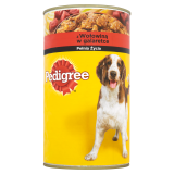 PEDIGREE Adult Pokarm dla Psów z Wołowiną w Galaretce - Puszka 1.2 kg