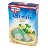 DR. OETKER Dekoracje do ciast Różyczki białe 20 g