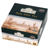 AHMAD TEA Herbata czarna Earl Grey 100 torebek z zawieszką 200 g