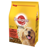 PEDIGREE Adult Pokarm Suchy Pełnoporcjowy z Wołowiną i Drobiem 2.6 kg