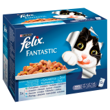FELIX® Fantastic Karma dla kotów - Uczta oceanu w galaretce 12x100g 1.2 kg