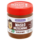 NATURAVENA Masło orzechowe kakaowe 340 g