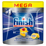 FINISH POWERBALL Quantum Kapsułki do zmywarek Lemon cytrynowe 64 szt 1 szt