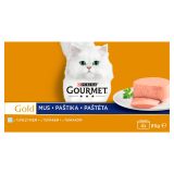 GOURMET Gold Karma dla dorosłych kotów Mus z tuńczykiem 4 szt 340 g