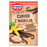 DR. OETKER Ze świata natury Cukier z wanilią z dodatkiem wanilii bourbon z Madagaskaru 12 g