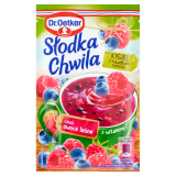 DR. OETKER Słodka Chwila Kisiel o smaku owoców leśnych z kawałkami owoców 31 g