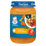 GERBER OBIADEK Spaghetti z kurczakiem dla niemowląt po 8 miesiącu 190 g