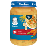 GERBER Zupka rosół z cielęcinką dla niemowląt po 9 miesiącu 190 g