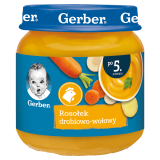 GERBER ZUPKA Rosołek drobiowo-wołowy dla niemowląt po 5 miesiącu 125 g