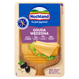 HOCHLAND Ser żółty Gouda wędzona (plastry) 135 g