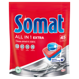 SOMAT All in 1 EXTRA Tabletki do zmywarki 45 szt. 819 g