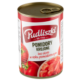 PUDLISZKI Pomidory krojone bez skórki w soku pomidorowym 400 g