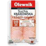 OLEWNIK Sucha krakowska z fileta indyka - plastry 90 g