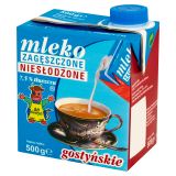 SM GOSTYŃ Mleko zagęszczone niesłodzone (7,5% tł.) 500 g