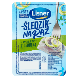 LISNER Śledzik na raz w oleju z cebulką 100 g