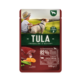 TULA Karma dla psów z wołowiną i warzywami w sosie 100 g