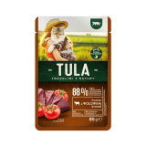 TULA Karma dla kotów z wołowiną pomidorami i ziołami w sosie 85 g