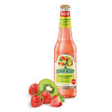 SOMERSBY STRAWBERRY i KIWI Napój piwny o smaku truskawki i kiwi (butelka bezzwrotna) 400 ml