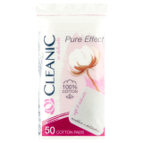 CLEANIC Pure Effect Płatki kosmetyczne kwadratowe 50 szt 1 szt