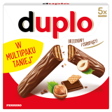 DUPLO Baton z nadzieniem orzechowym w czekoladzie (5szt) 90 g