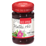 NASZE DOMOWE Konfitura z płatków róż 350 g