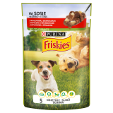 FRISKIES Vitafit Adult Karma dla psów z wołowiną i ziemniakami w sosie 100 g
