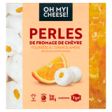 Oh My Cheese Ser kozi Perełki z pomarańczą 90 g