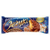 JEŻYKI Herbatniki w czekoladzie mlecznej o smaku piernikowym 140 g