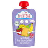 FRUCHTBAR Mus kiwi, truskawka, gruszka, banan, sucharki pszenne po 6 miesiącu BIO 100 g