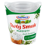 PIĄTNICA Twój Smak Puszysty Serek ze szczypiorkiem 150 g