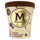 MAGNUM White Chocolate&Cookies Lody o smaku białej czekolady z ciasteczkami 440 ml