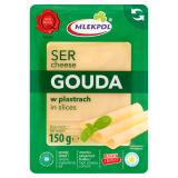 MLEKPOL Ser Gouda w plastrach 150 g