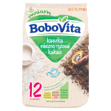 BOBOVITA Kaszka mleczno-ryżowa o smaku kakaowym - po 12 miesiącu 230 g