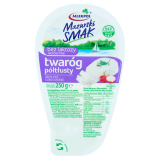 Mazurski Smak Twaróg półtłusty klinek bez laktozy 250 g