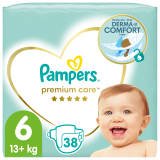 PAMPERS Premium Care Pieluchy Rozmiar 6 (13kg+) 38szt 1 szt