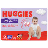 HUGGIES pants Pieluchomajtki Rozmiar 6 (15-25kg) 30 szt. 1 szt