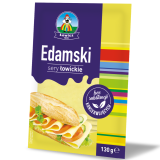 OSM ŁOWICZ Ser Edam, plastry 130 g